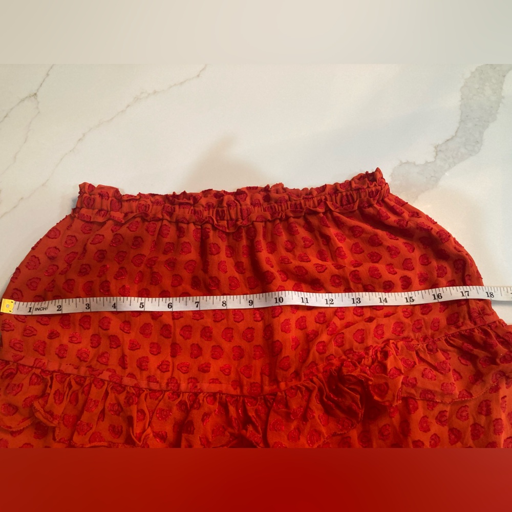 Tory Burch Vibrant Orange Mini Skirt - Picture 7 of 7